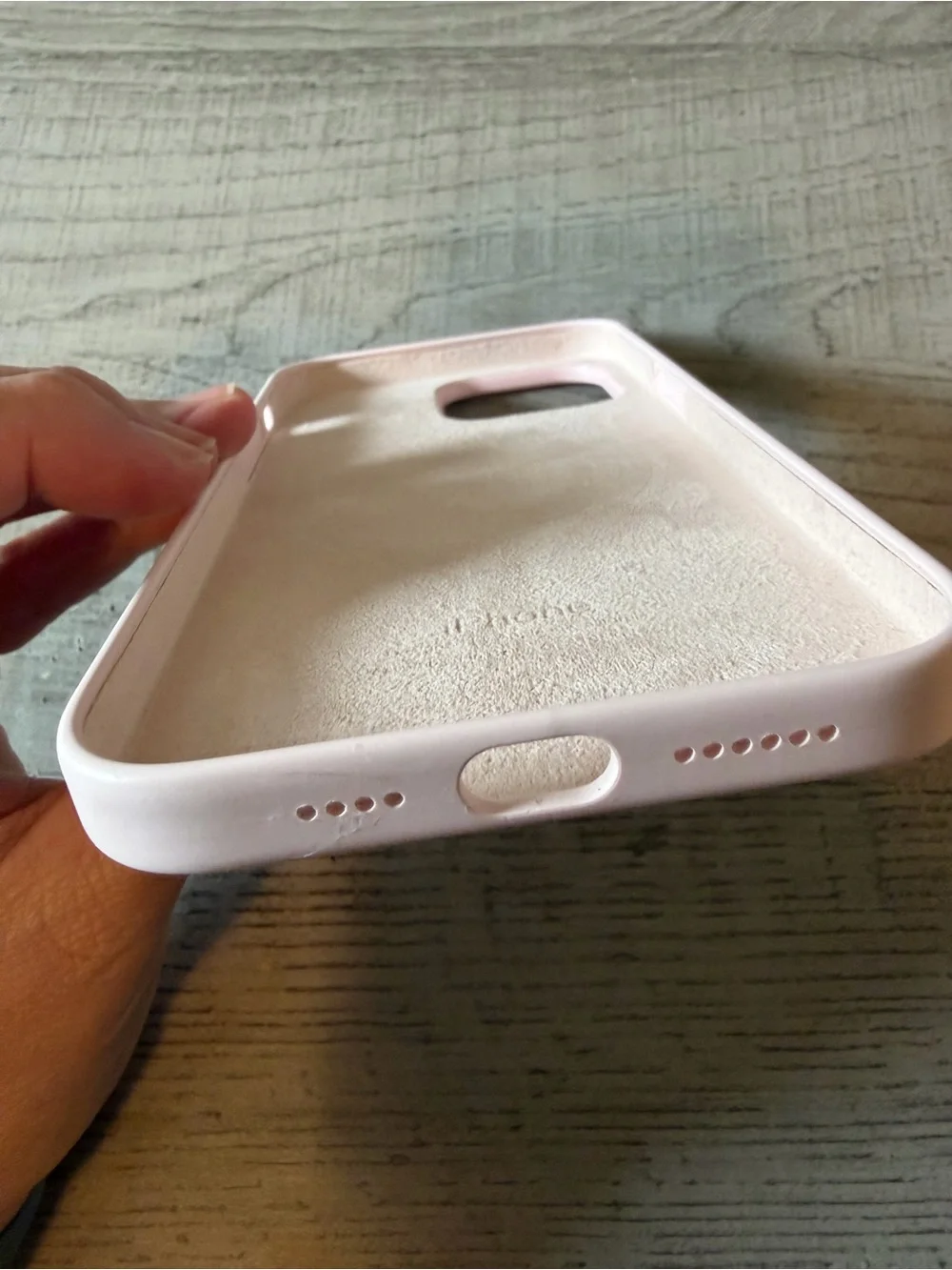 Apple Silicone iPhone Case - Light Pink-14 Pro Max